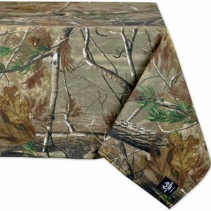 NWT Realtree 100% Cotton Camouflage Tablecloth